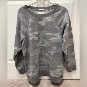 American Eagle Outfitters Camo Crewneck